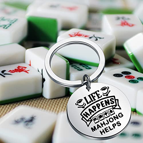 MYOSPARK Llavero Joyeria Para Amantes Del Mahjong miniatura 7