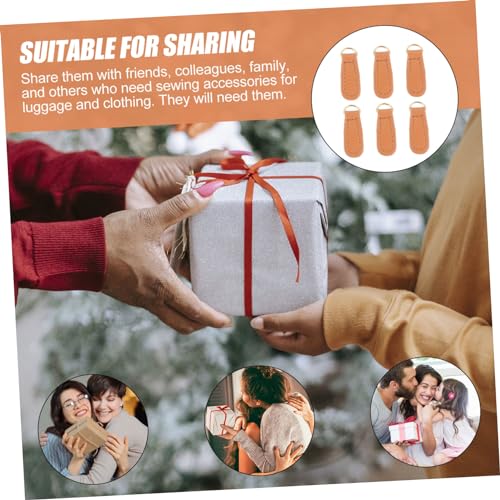 LALAFINA 6 Peças De Abas Resistentes Ao Desgaste Com Zíper Puxadores De Zíper Universais Puxadores D