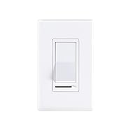 Vista 1 de Cloudy Bay - Interruptor de atenuación de pared para luz LED / CFL / incandescente, deslizador regulable de 3 vías, de un solo polo, 600 W máx