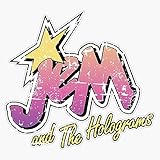 MAGNET Jem And The Holograms Band Cartoon Misfits Distressed 80S Party Mask Magnetic Vinyl Sticker Decal Magnet 5'
