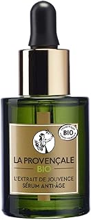 La Provençale Bio – L’Extrait de Jouvence Sérum Anti-Âge – Acide hyaluronique et Huile, Pour Tous Types de Peau Même les Plus Sensibles - 30 ml (L'emballage peut varier)