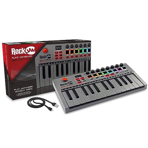 Rockjam RJMK25 Go 25 Key Usb And Bluetooth Midi Keyboard Controller thumb #6