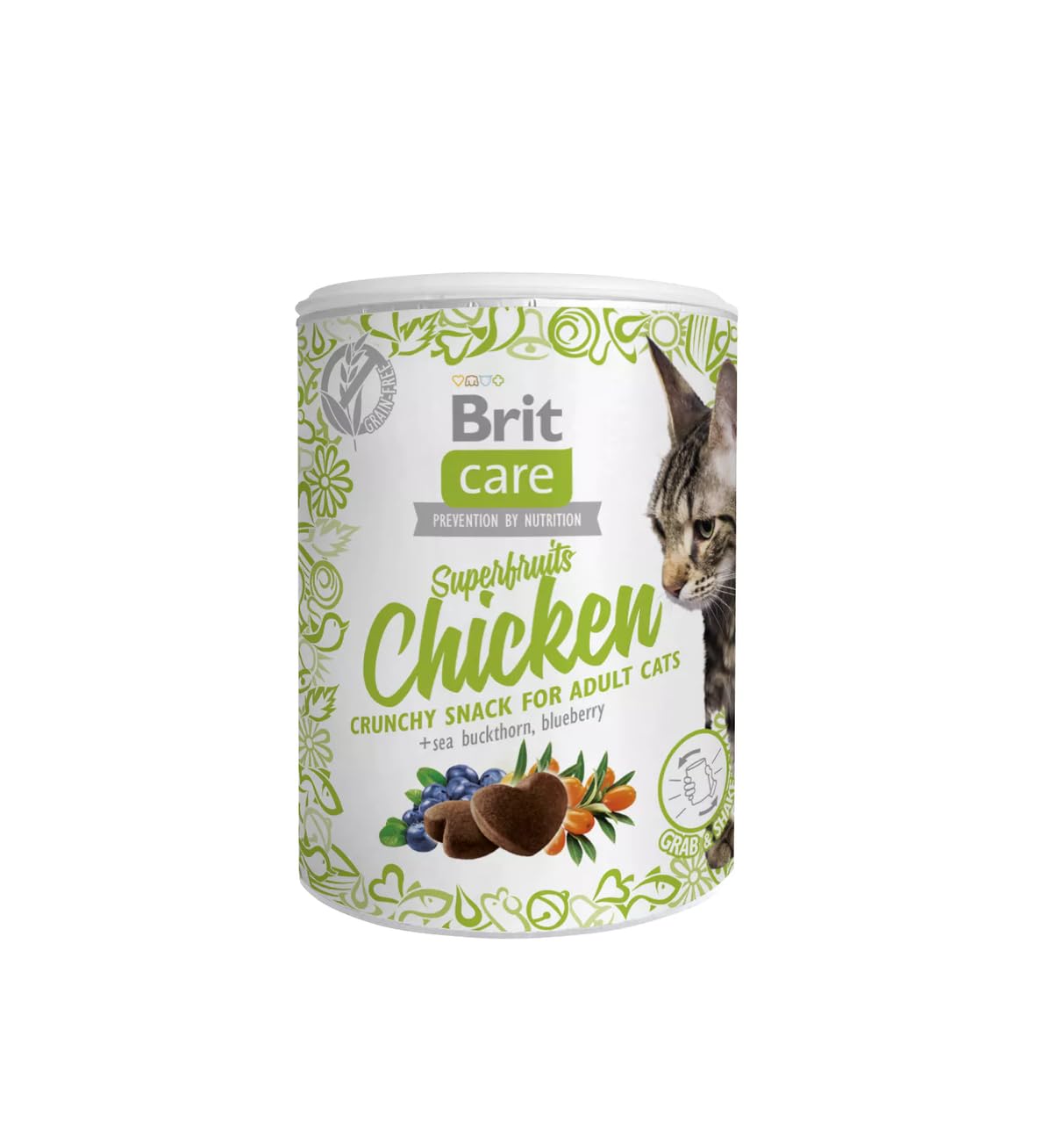 Brit Care Snack Superfruits Chicken Sea Buckthorn Blueberry 100 g