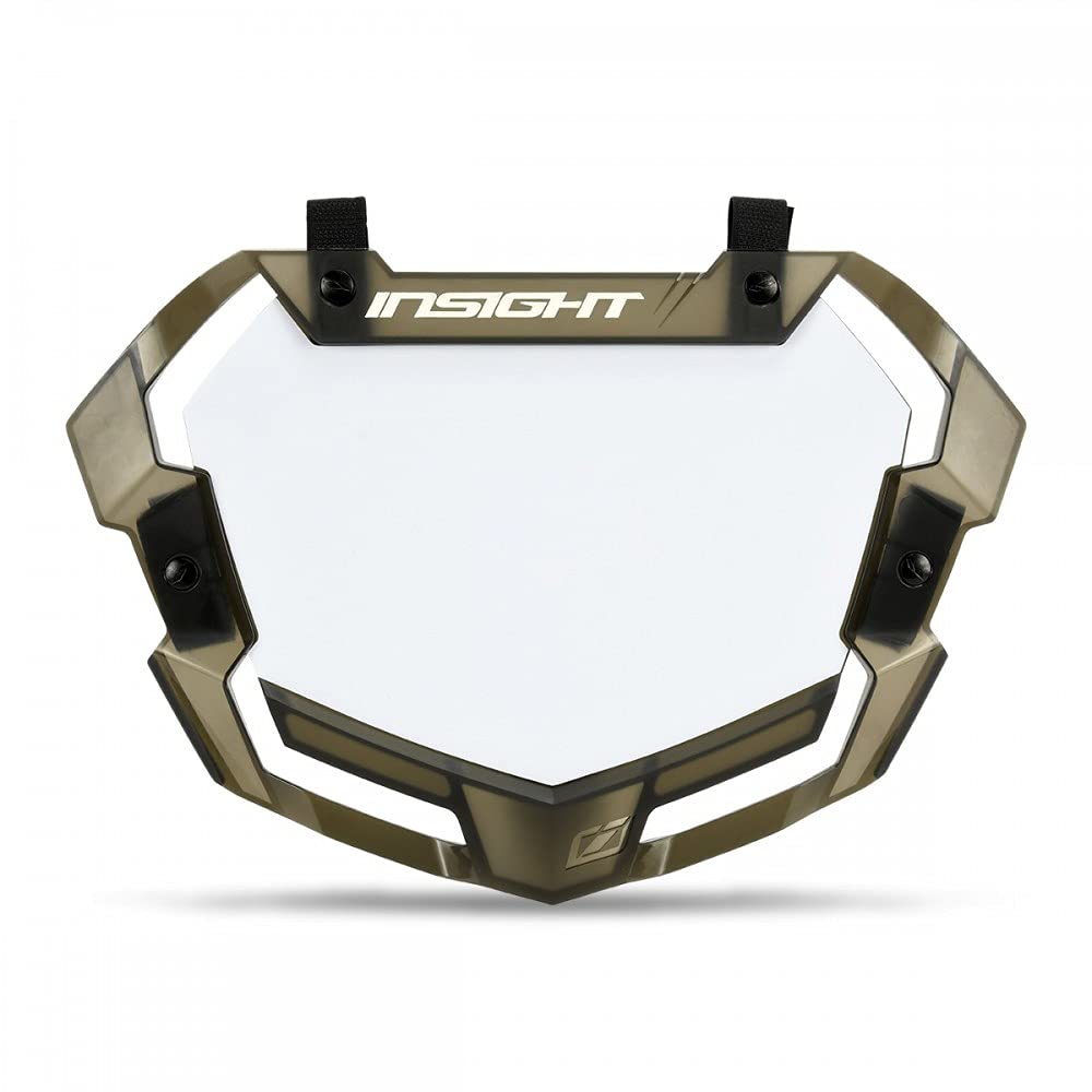 INSIGHTPro BMX Number Plate 3D Vision2 (Translucent Black, Pro)