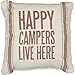 Primitives by Kathy 21686 Rustic Décor Accent Pillow, Neutral, 10" x 10"