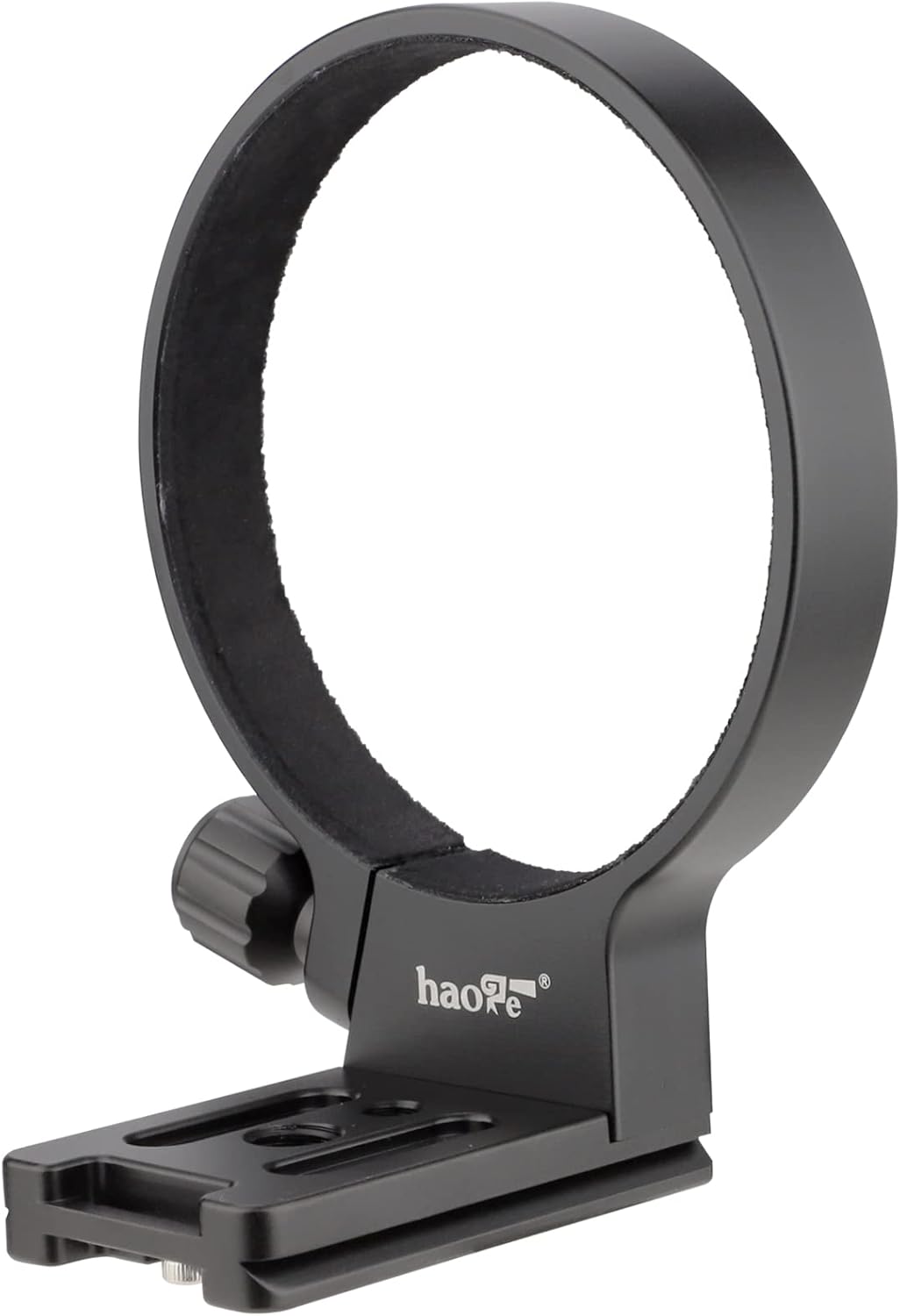 Haoge LMR-SM140 Lens Collar Replacement Foot Tripod Mount Ring Socket Stand Base for Sigma 100-400mm f/5-6.3 DG OS HSM Lens (Canon EF-Mount or Nikon F-Mount) Built-in Arca Type Quick Release Plate