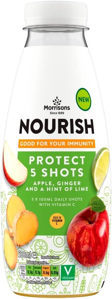 Nourish Good For Immunity Apple And Ginger With A Hint Of Lime 500ml
