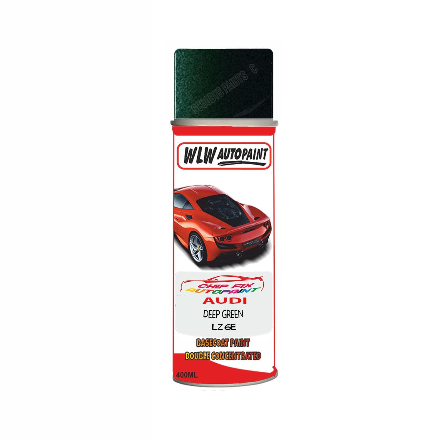 Basecoat Aerosol Spray Paint For Audi A6 Tief Green 2003-2014 Code Lz6E