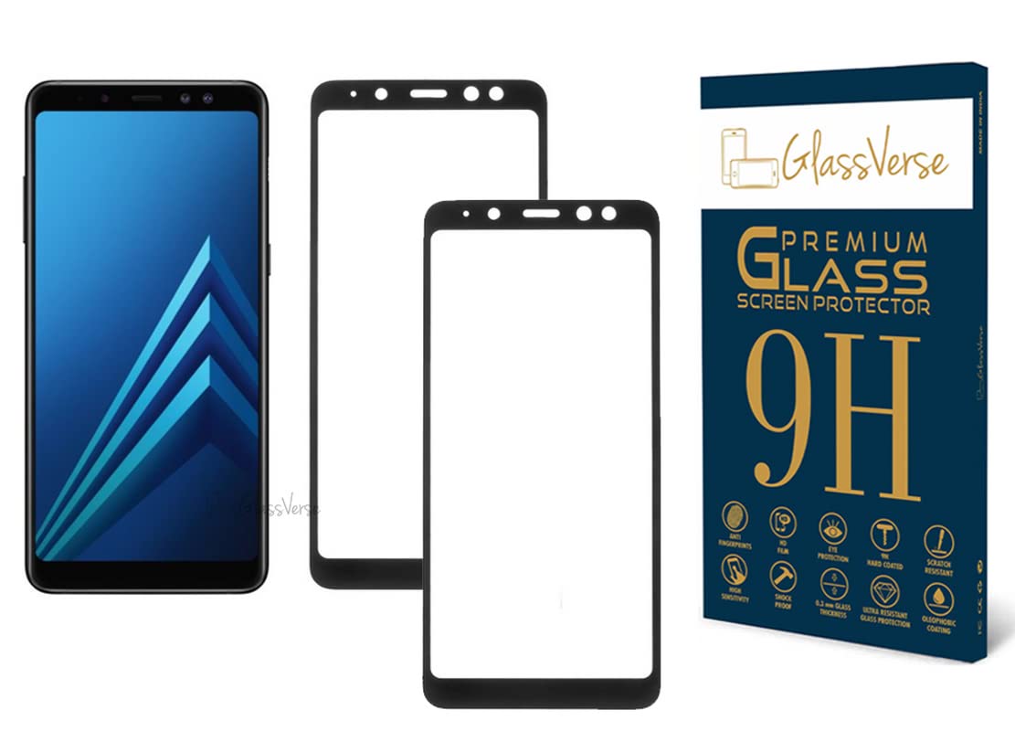 GlassVerse Anti-Shatter Tempered Glass For Samsung Galaxy A8+ (Pack Of 2) with Free Installation Kit. Full screen Coverage. Free Replacement If Received Damaged - 6.0 inch (B0BQG6JFSZ) Amazon Price History, Amazon Price Tracker