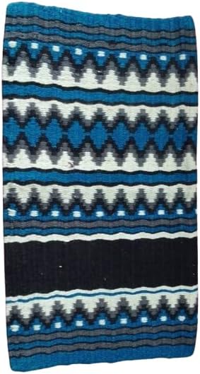 HUMAYL Saddlery New Zealand Show Horse Saddle Blanket Saddle Pad/Blanket for Horses Western Design Handmade Wool Saddle Blanket Top Wool Saddle Pad Regular Size : 34" L x 36" W x 1" inches, SHOW01
