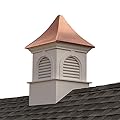 Good Directions Smithsonian Newington Vinyl Cupola with Copper Roof, 42" x 67"