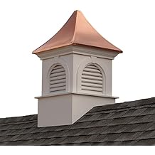 Good Directions Smithsonian Newington Vinyl Cupola with Copper Roof, 60" x 99"