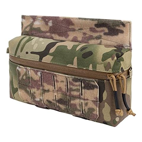 Dotacty Drop Pouch Sub Abdominal Carrying Kit Bag Utility Tool Sack Fanny Pack Admin Dangler Pouch for Duty Vest Tactical Carrier Chest Rig MC Cover