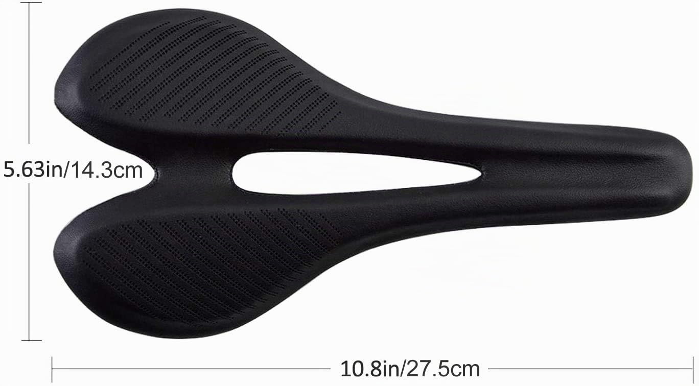 PLATT Sillín de Bicicleta Súper Ligero Profesional Carbono Sport Sillín Asiento para Bicicleta de Carretera y Montaña Bicicleta