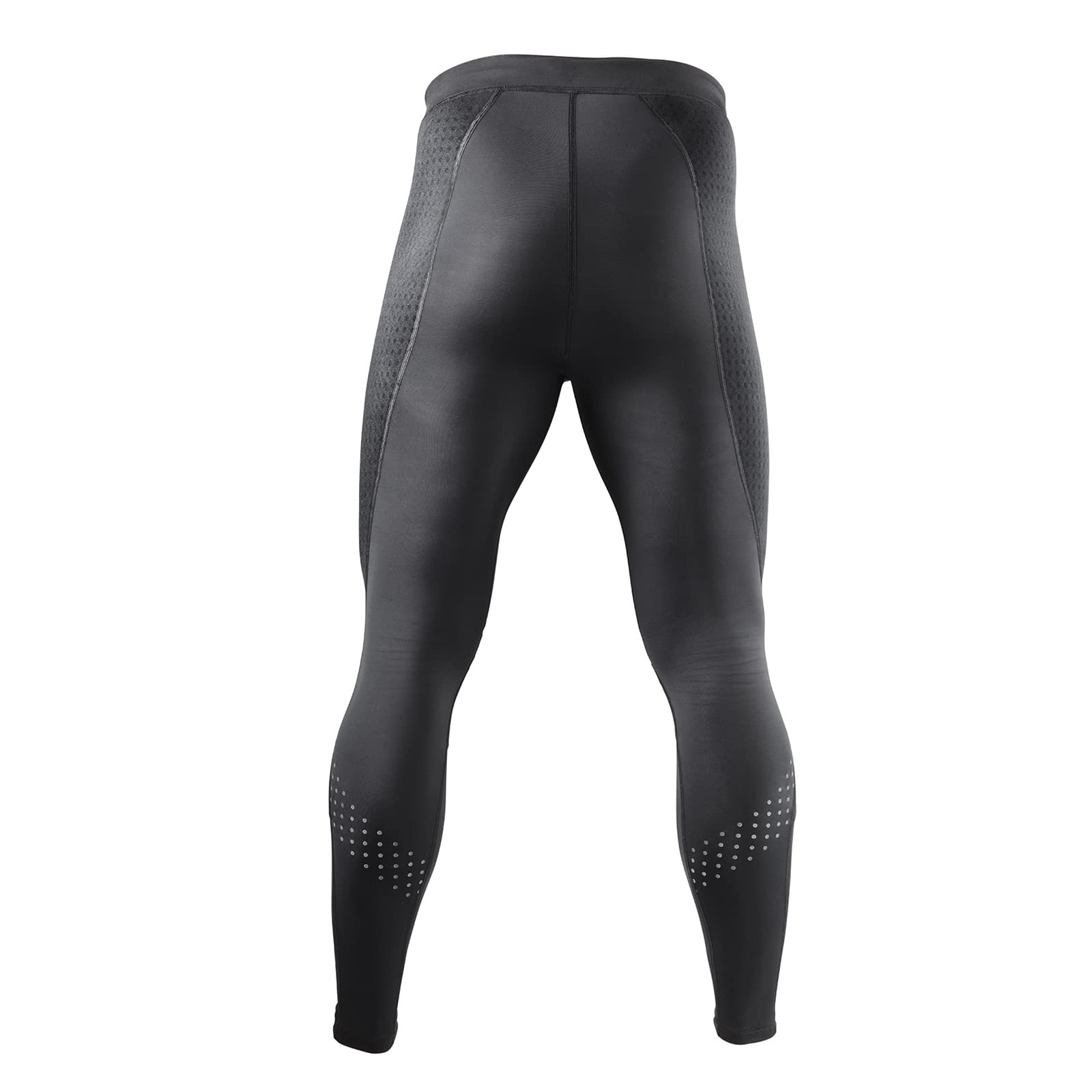 Rehband UD Runner's Knee/Thermal Zone Tights für Herren, Kompressionshose mit Wärmezonen für Laufen & Leichtathletik, verbessert Regeneration & hoher