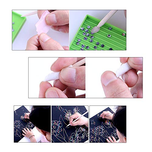 Orange Holz Sticks 200 Stück Nagelhautschieber Nagel Häutchen Stick Doppelseitig Nail Art Maniküre Kunst Pediküre… – Bild 5