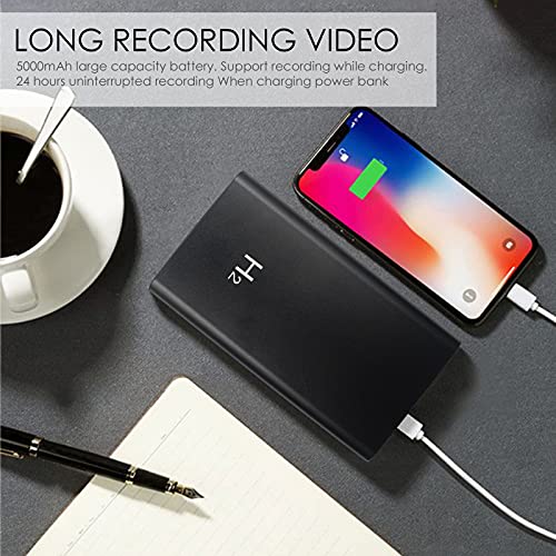 Jlrkeng Hidden Spy Camera Hd 1080P Power Bank Camera Mini Security Wireless Cameras 5000Mah Nanny Cam With Night Vision For Home And Office No Wifi Function #TOP4