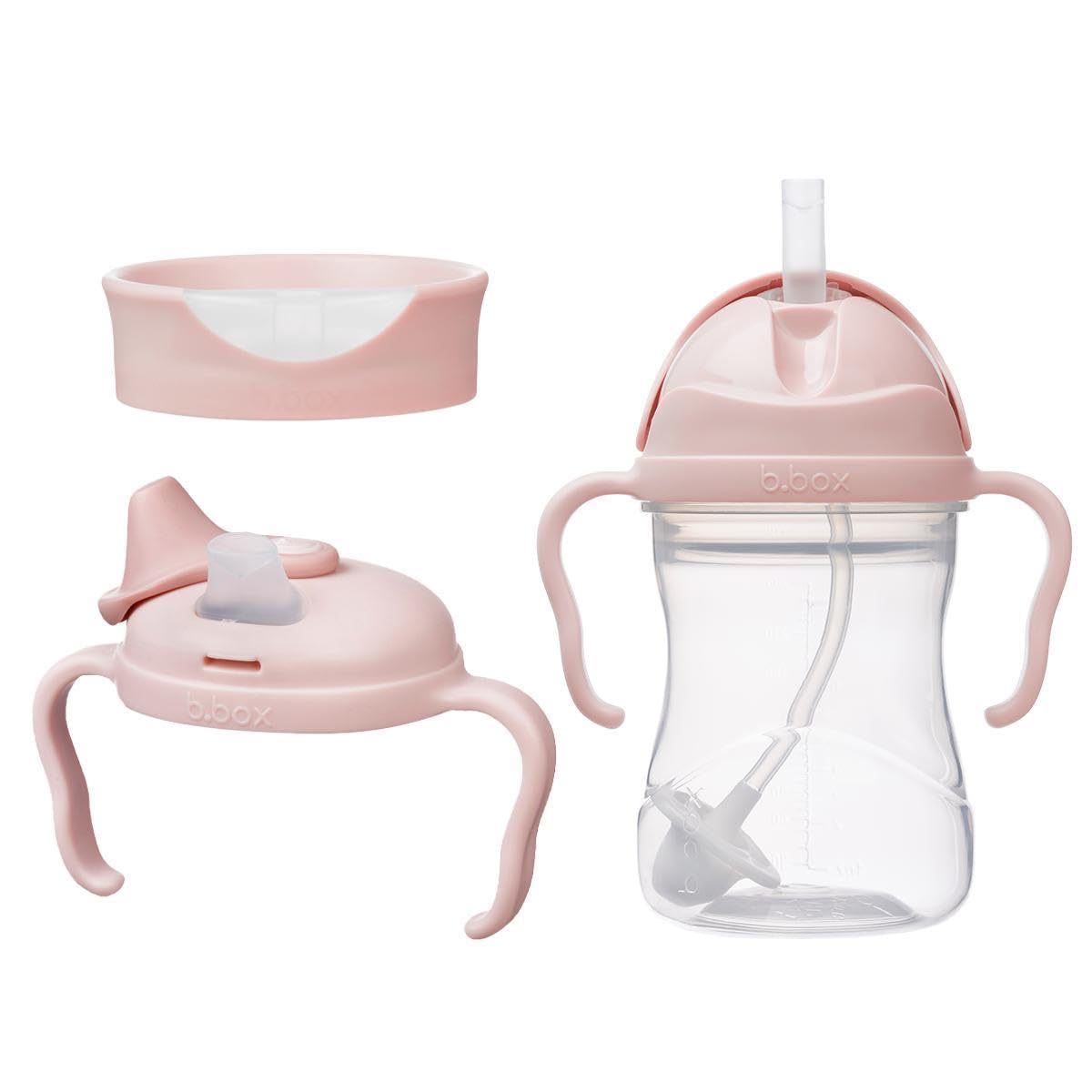 b.box Toddler 3 in 1 Value Set I One Cup, Three Lids to Support Babies and Toddlers Hydration Journey. BPA Free, Dishwasher Safe