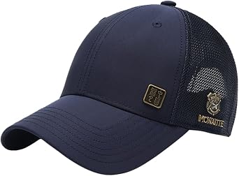 Mens Navy Baseball Cap,Breathable, Lightweight, and Adjustable Dad Hat