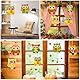 Eule Herbst Bastelset Kinder, Bastelsets für Kinder Eulen Deko, 6 Stück Filz Herbst Bastelset Set für kinder 3 4 6 jahre, Diy Owl Kreativset Filz Deko mit Ahornblatt für Thanksgiving
