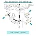 10L0L Golf Cart Rear Leaf Spring Bushing Kits for EZGO TXT/Medalist 94+ Gas/Electric 70289-G02 70291-G01, Rear Leaf Spring Bushing & Sleeves Kits for Club Car DS 1992-up 1015583 1012303