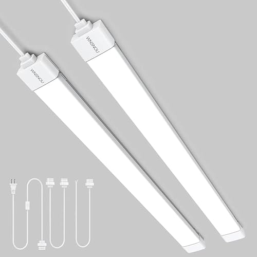 Miniatura 12 de Lámpara de Tubo LED con Enchufe, 2 Pies 2000LM 5000K Tienda de Utilidad, Gabinete Enlazable para Garaje, Cocina, Baño, Clóset, Oficina - 2 Pies