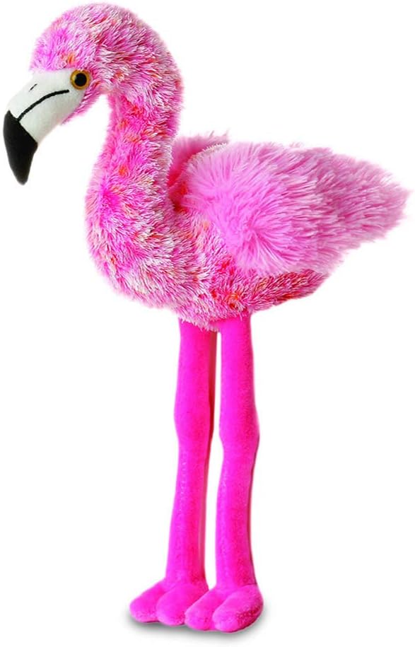 Aurora, 13289, Mini Flopsie Flamingo, 8In, Soft Toy, Pink
