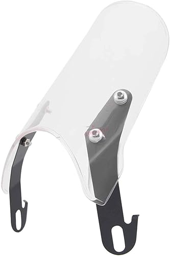 Miniatura 2 de GLoyer Motorcycle Windshield Motorcycle Retro Cafe Racer Headlight Windshield Instrument Visor Compatible with XJ 400 600S XJR 1200 Compatible with