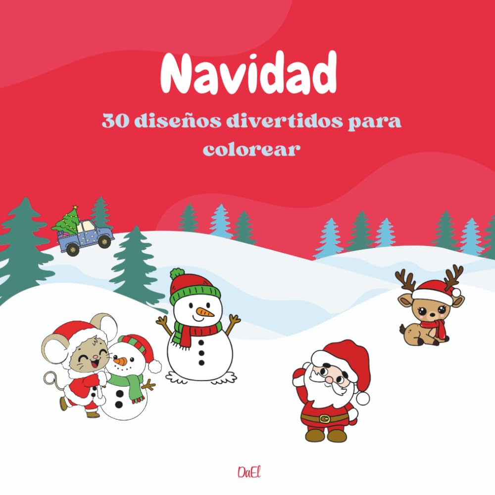 Navidad: 30 diseños divertidos para colorear