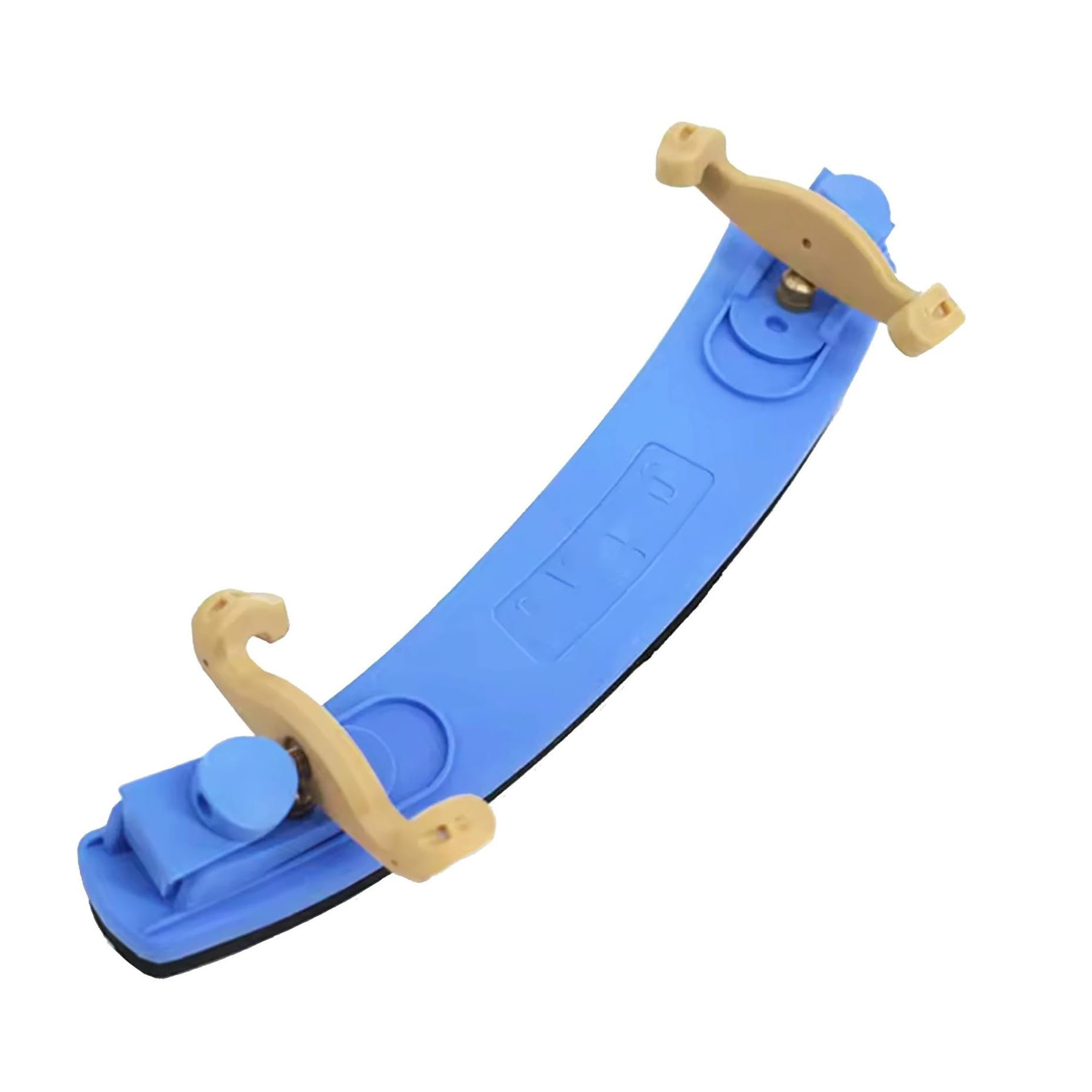 Spallaccio Per Violino Poggiaspalla per violino completamente regolabile in fibra di vetro | Allevia la pressione sulle spalle e migliora il comfort di gioco(Blue)