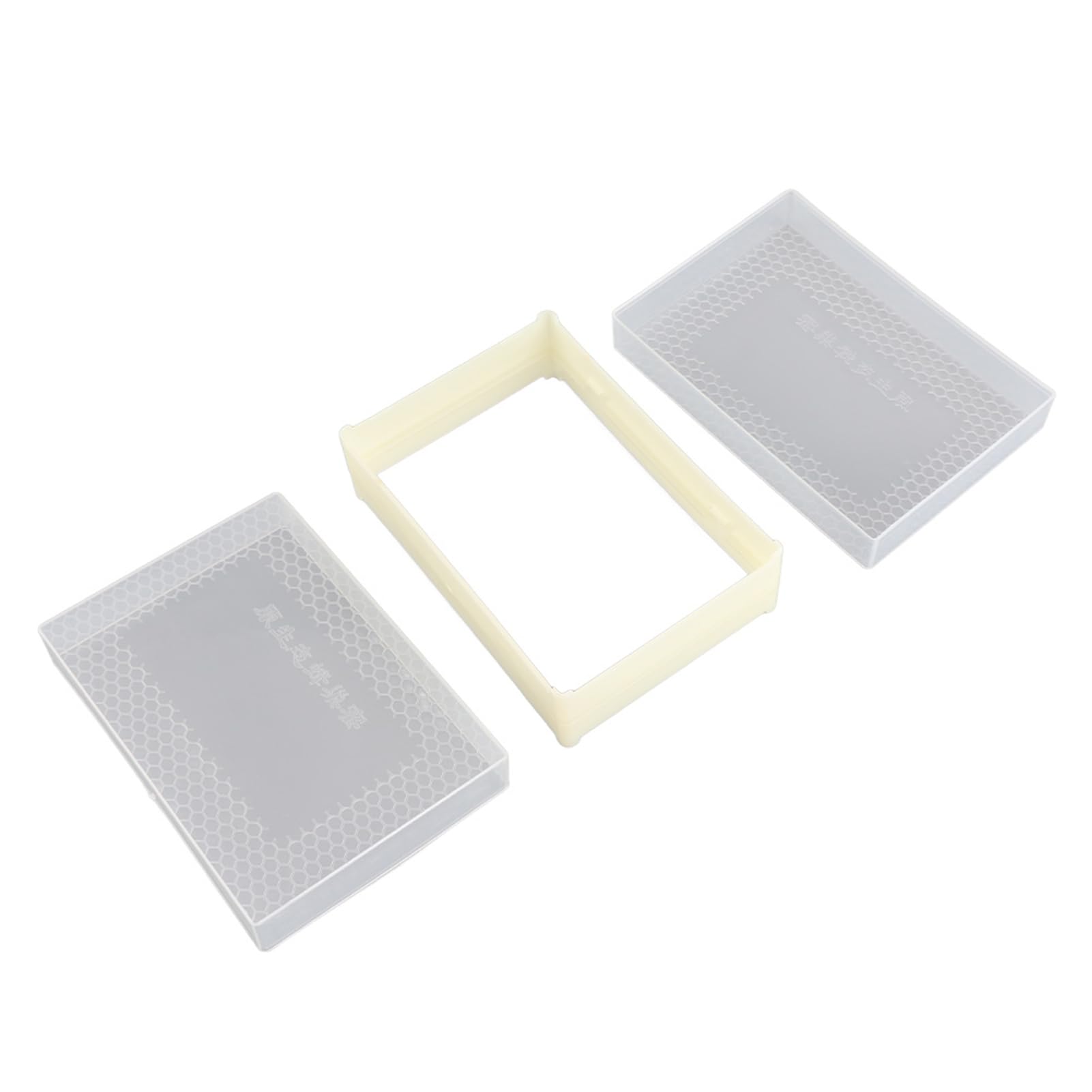 KIMISS Forniture per Apicoltura Scatola per Alveare per Pettine in Plastica per Apicoltura Scatola per Alveare Kit Telaio Attrezzatura per Apicoltore Kit per