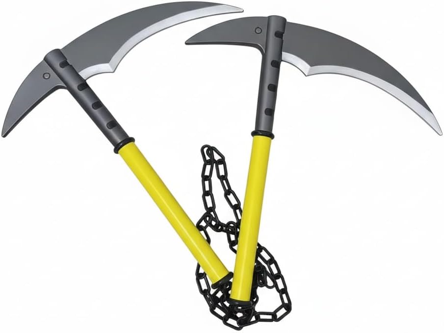 Foam Anime Style Soul Eater Axe Set Sword Black Star Chain Scythe Set Sword
