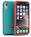 Encased Protective iPhone XR Case (Military Grade) Full Body Heavy Duty Protection (2018 Rebel Armor) (Ocean Teal Pink)