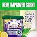 Cascade Platinum Plus Dishwasher Pods, Dishwasher Detergent, Dish Detergent Soap, Lemon, 47 Count