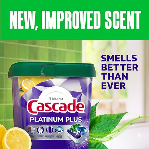 cascade platinum plus dishwasher pods dishwasher detergent dish detergent soap lemon 47 count