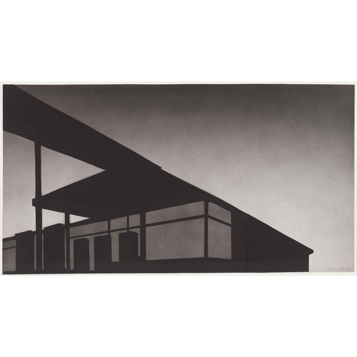 Poster Edward Ruscha Collage standard ARTICULOZY qualité galerie