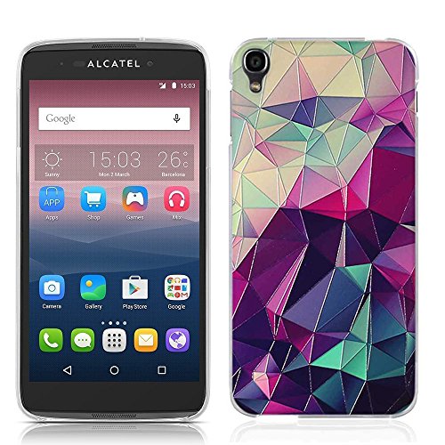 Alcatel One Touch Idol 3 5.5 inch Case, Tomyou 3D Emboss Pattern Beautiful Flower TPU Soft Case Rubber Silicone Skin Cover for Alcatel One Touch 3 5.5 inch