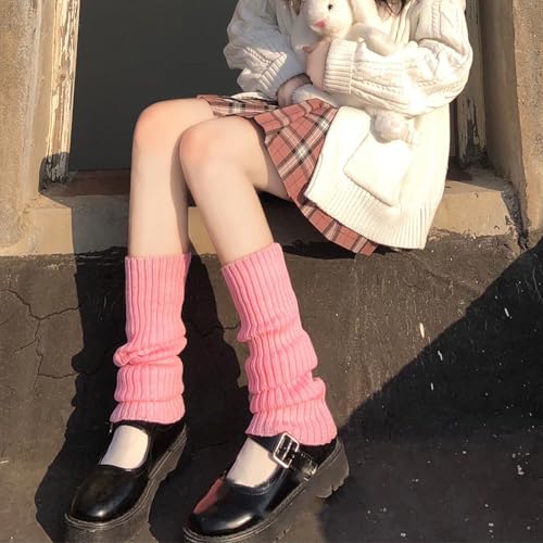 Image of 2 Pcs Leg Warmers Y2k, Leg Warmers, Y2k Accessories, Cute Kawaii Cream Legwarmers for Women Winter