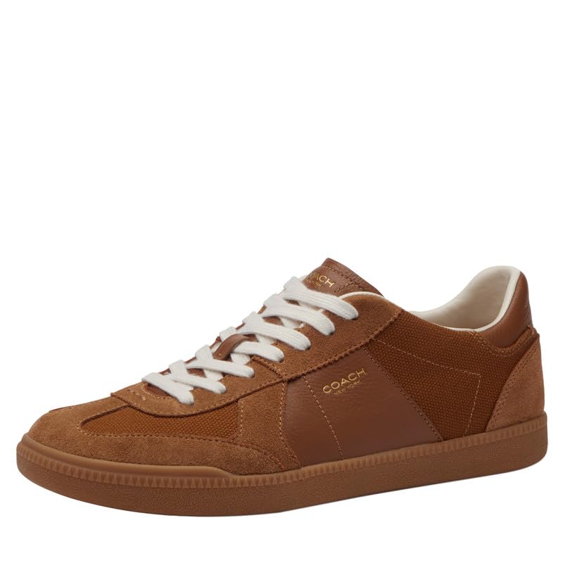 Coach Women's Ellis Sneaker, Shadow Brown, 6.5
