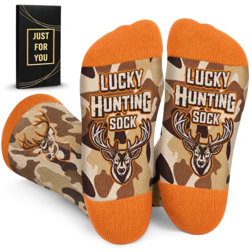 ZAGKOO Hunting Socks for Men - Funny Socks Lucky Hunting Sock