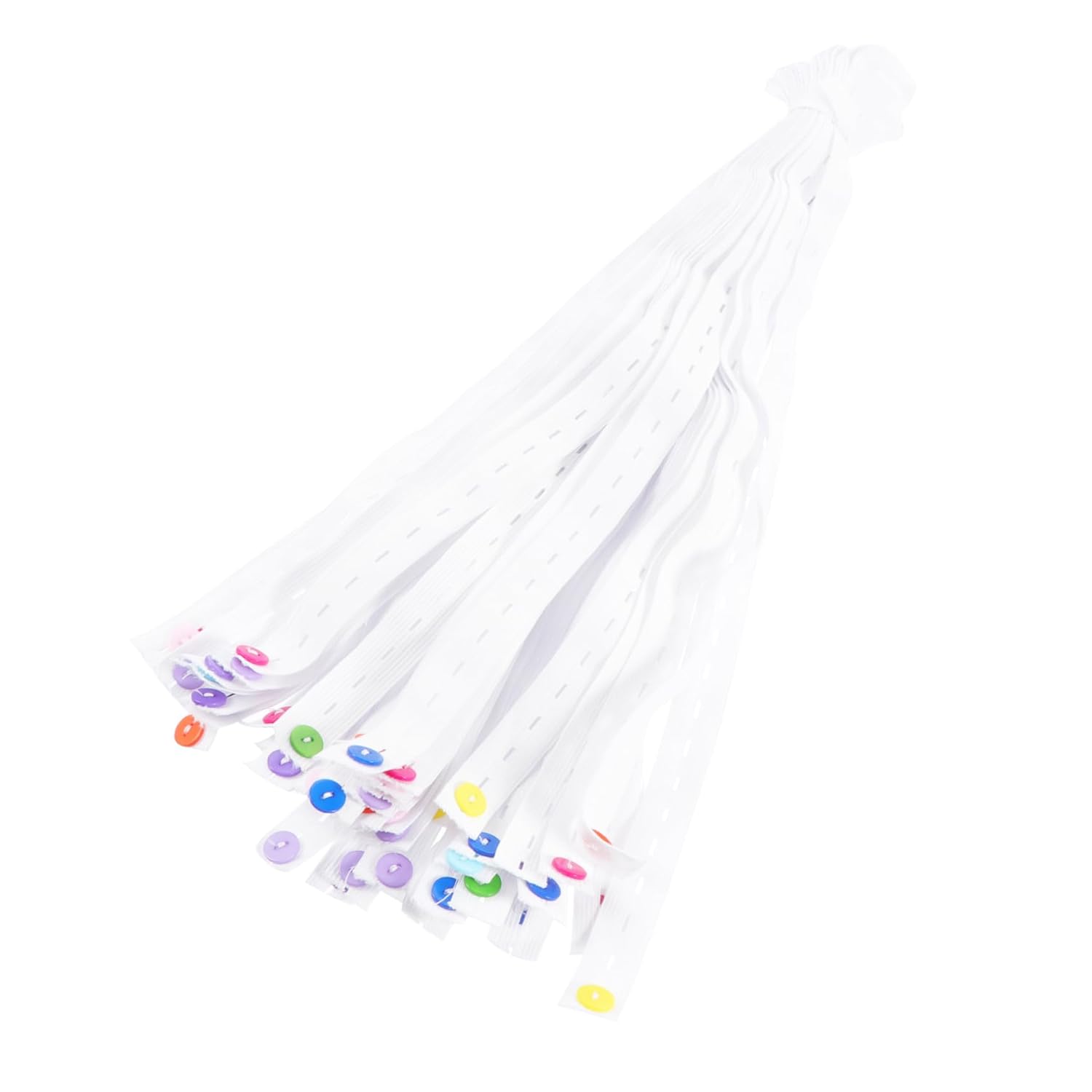 Abaodam 50pcs Newborn Diaper Belts Elastic Diaper Fixing Buckles for Girls Boys Travel Potty Belt