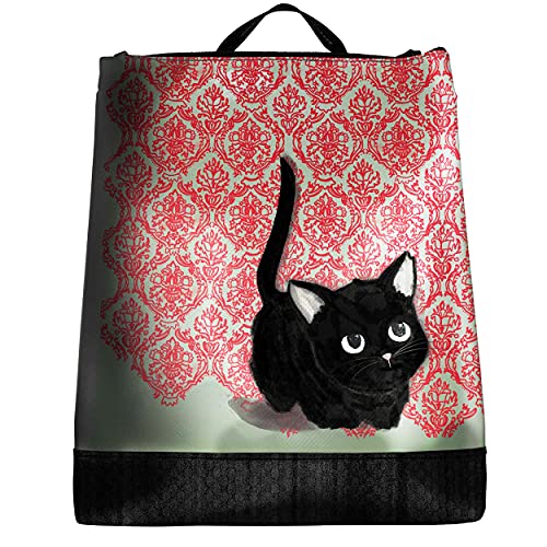 Sac à dos chat GAZPACHO peint à la main en PVC récupéré exclusif