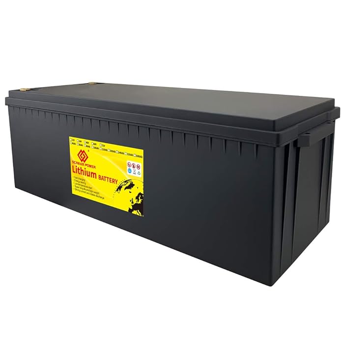 Buy SCREAM POWER LiFePO4 Battery 12V 400Ah Up to 7000 Deep Cycle