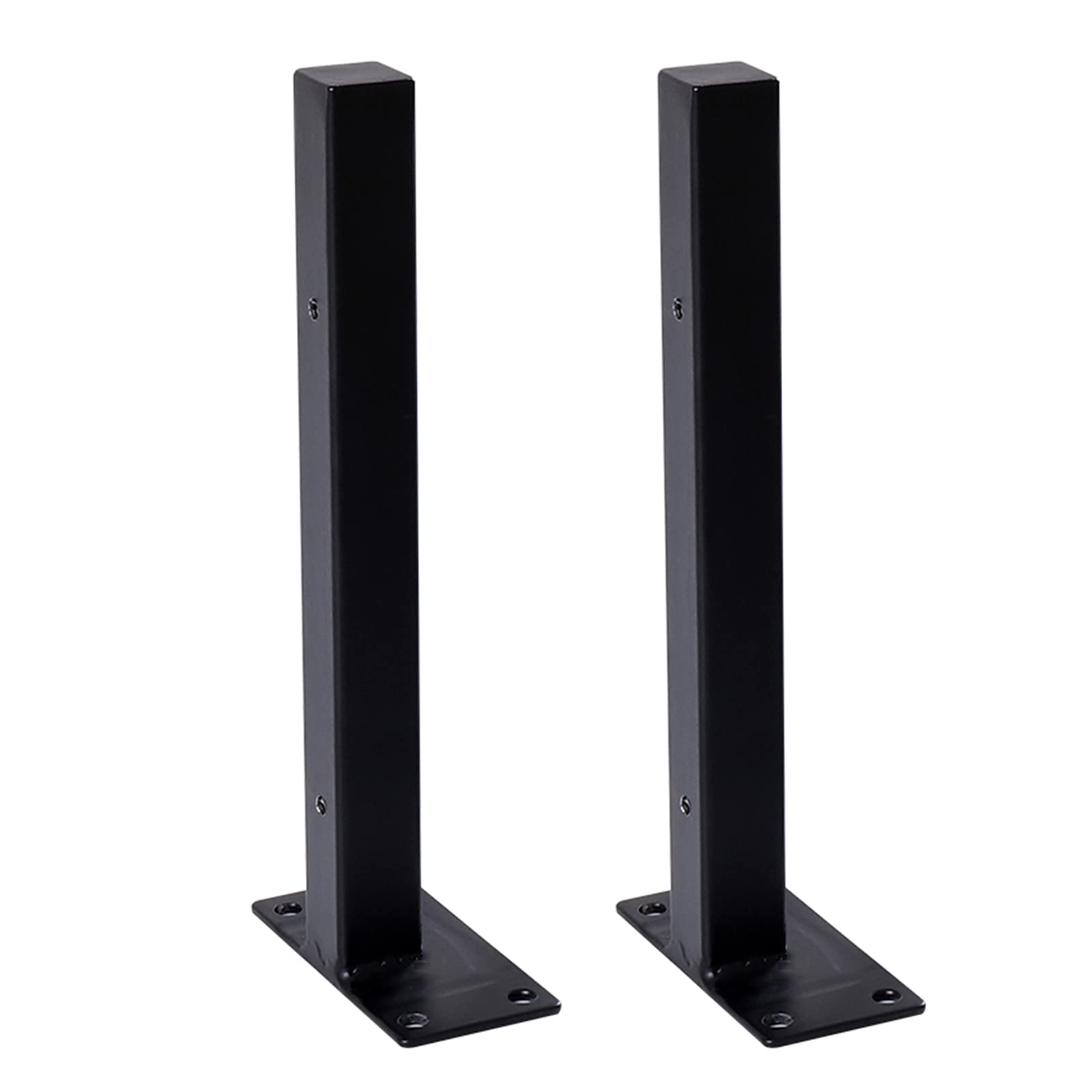 Suwooy Black Wall Shelf Brackets,2 Pcs Brackets For Floating Shelves,Heavy-Duty Shelf Supporter ,Industrial Metal Shelving Brackets,Bracket For Kitchen Bookshelf,35Cm/13.8In