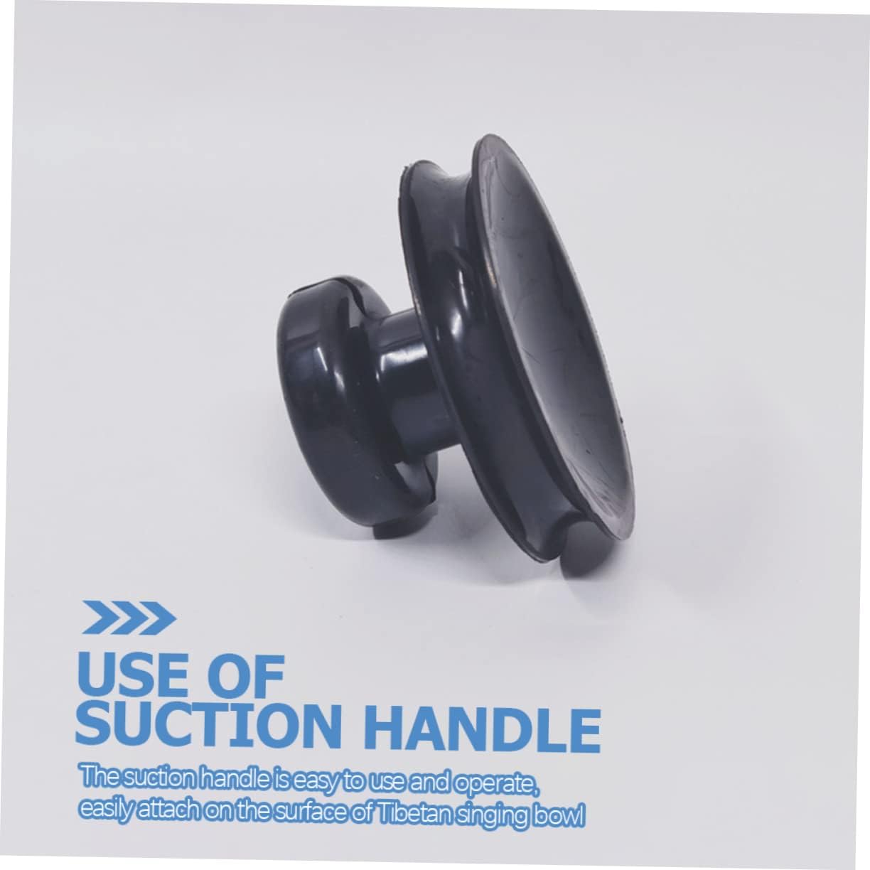 2pcs Suction Cups for Buddha Sound Bowl Durable Rubber Meditation Bowl Handles Portable Lifting Tool for Tibetan Strong Absorption Easy to Use