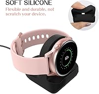 Vista 4 de MoKo Paquete de 2 soportes de carga compatibles con Samsung Galaxy Watch 4, 4 Classic3 de 1.614 pulgadas, 1.772 pulgadas, Active, Active 2 de 1.575