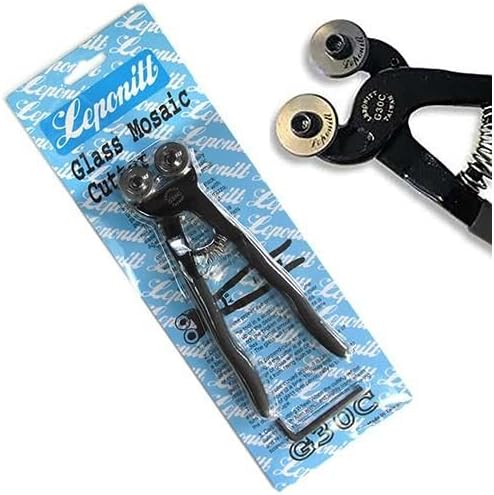 Leponitt Carbide Glass & Tile Mosaic Cutter, Cuts up to 1/4"Thick