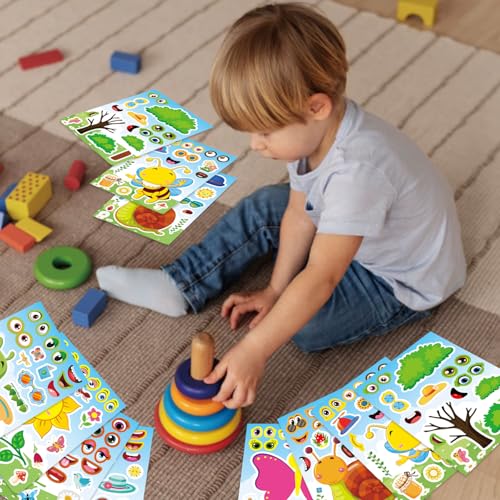Image of 24 Sheets Make Your Own Stickers, Creative Game Stickers for Kid Toddlers