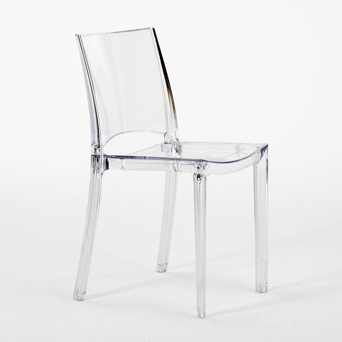 Produce Shop Sillas Transparentes Cocina Bar Restaurante apilable B-Side Grand Soleil - Transparente