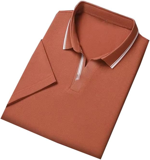 Men's T-Shirt Short Sleeve Shirt Casual Top Pullover Summer Lightweight Tee Shirts with Button